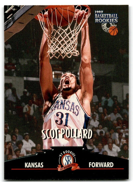 1997-98 Score Board Rookies Scot Pollard Kansas Jayhawks #7