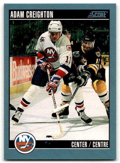 1992-93 Score Adam Creighton New York Islanders #144