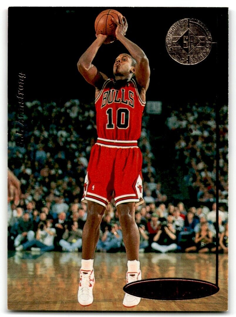 1995-96 SP Championship series 1995 B.J. Armstrong Chicago Bulls #40