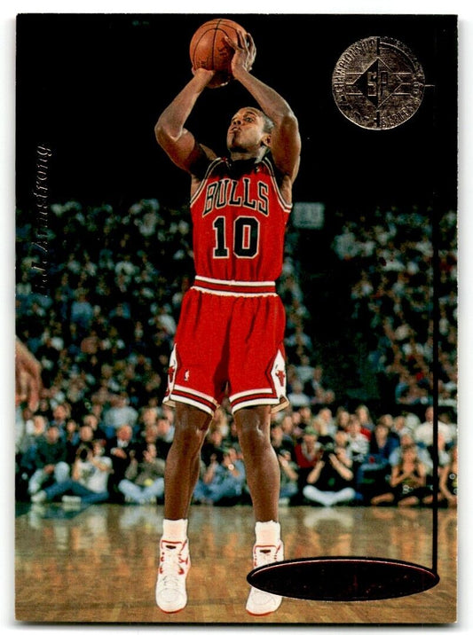 1995-96 SP Championship series 1995 B.J. Armstrong Chicago Bulls #40