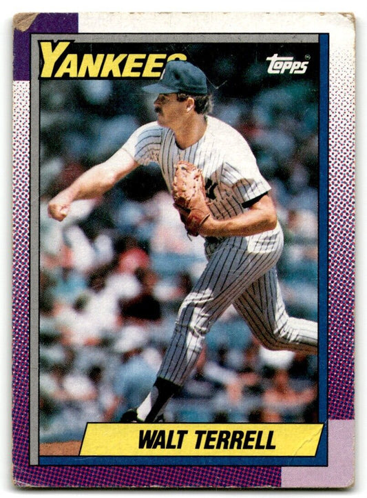 1990 Topps Walt Terrell New York Yankees #611