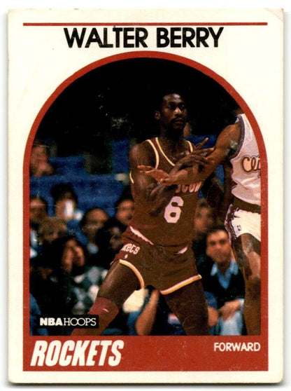 1989-90 Hoops Walter Berry Houston Rockets #44