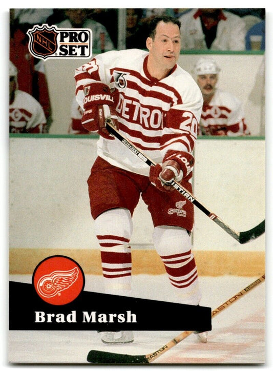 1991-92 Pro Set Brad Marsh Detroit Red Wings #378