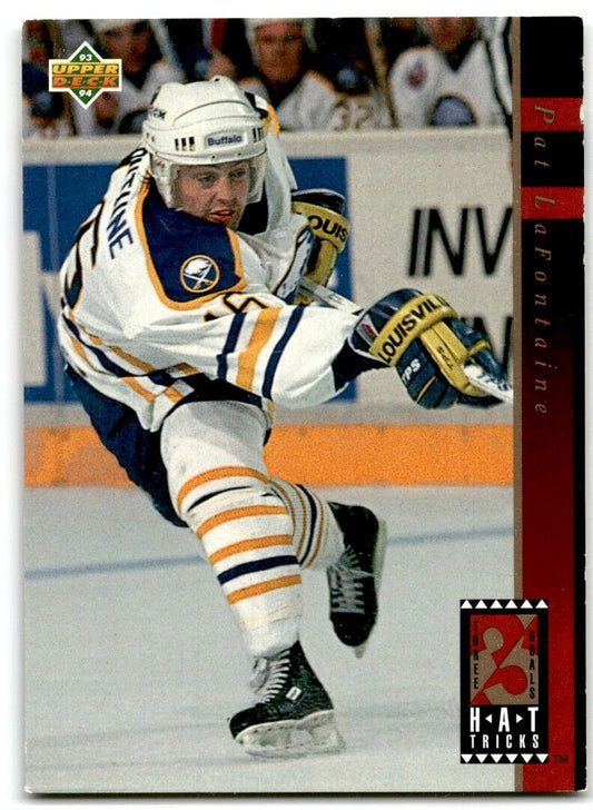 1993-94 Upper Deck Hat Tricks Pat LaFontaine Buffalo Sabres #HT10