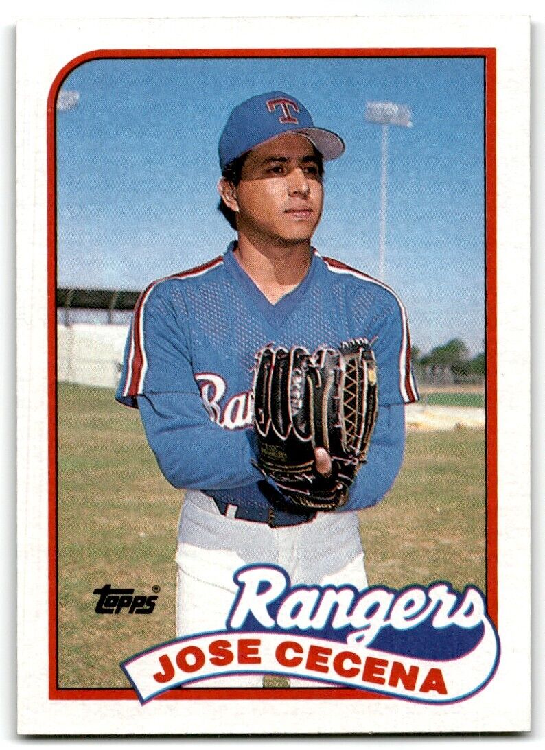 1989 Topps Jose Cecena Texas Rangers #683