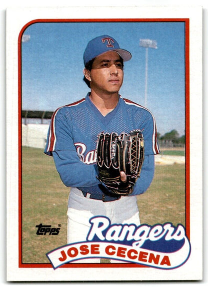 1989 Topps Jose Cecena Texas Rangers #683