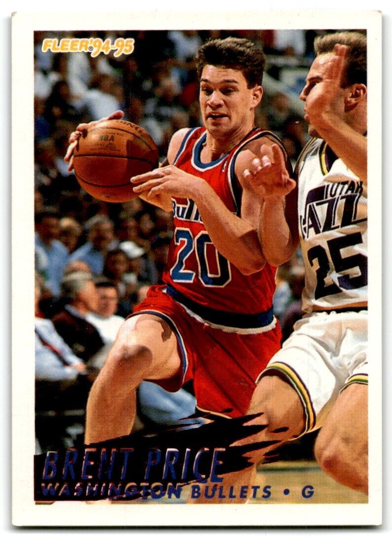 1994-95 Fleer Brent Price Washington Bullets #236