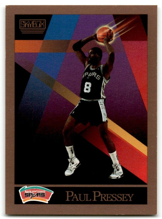 1990-91 SkyBox Paul Pressey San Antonio Spurs #415