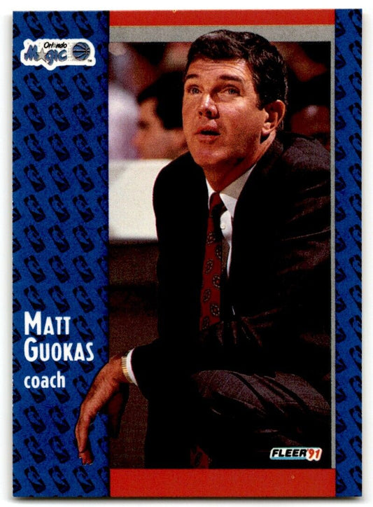 1991-92 Fleer Matt Guokas Orlando Magic #145