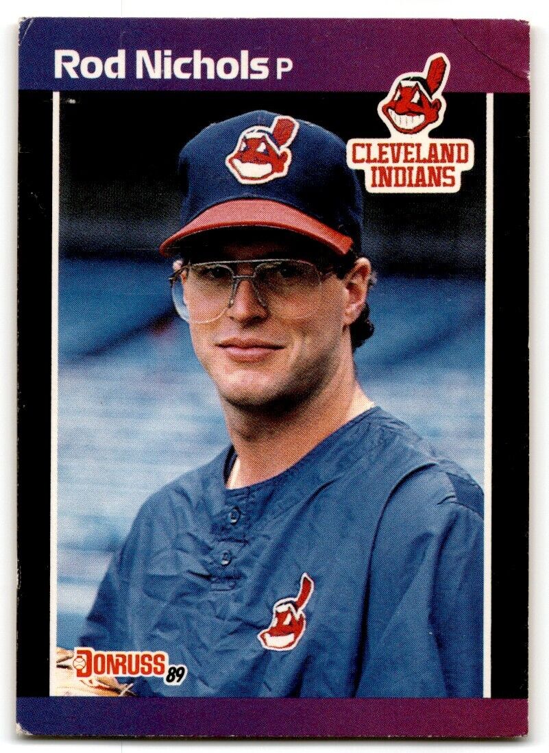 1989 Donruss Rod Nichols Cleveland Indians #649