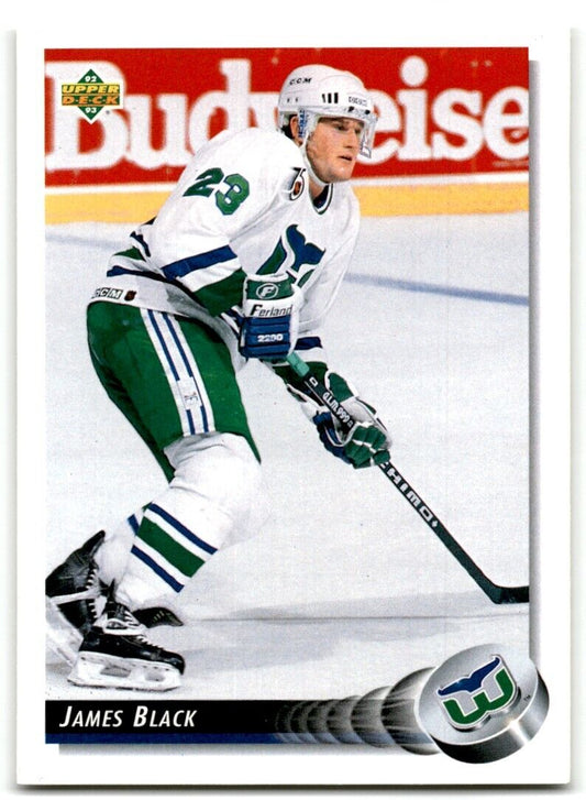 1992-93 Upper Deck James Black Hartford Whalers #323