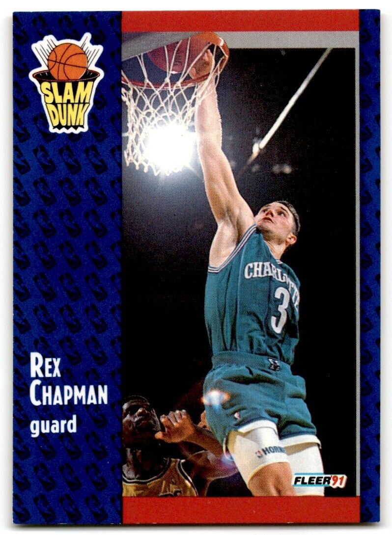 1991-92 Fleer Rex Chapman Charlotte Hornets #229