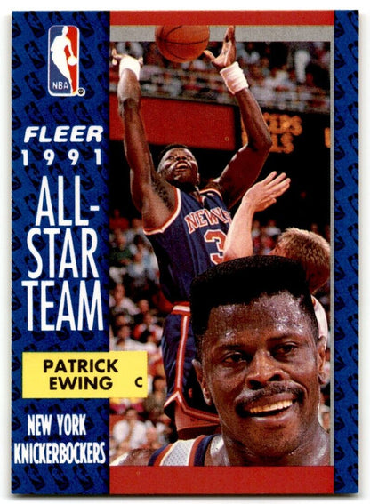 1991-92 Fleer Patrick Ewing New York Knicks #215