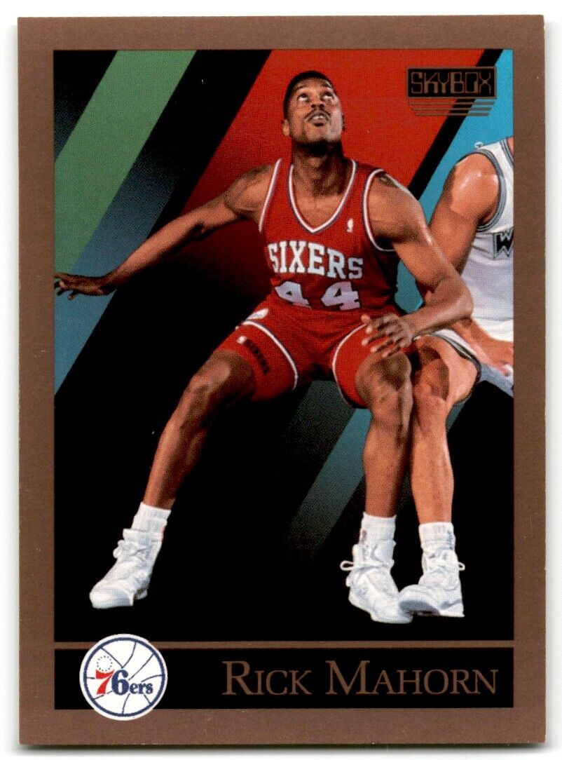 1990-91 SkyBox Rick Mahorn Philadelphia 76ers #217