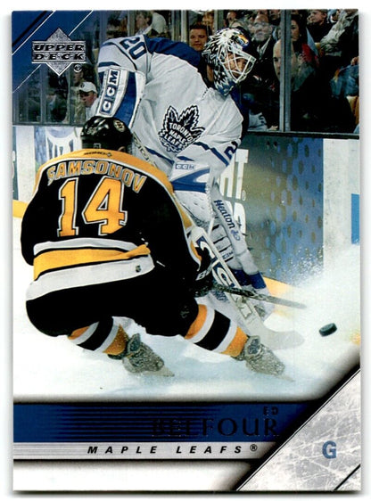 2005-06 Upper Deck Ed Belfour Toronto Maple Leafs #422