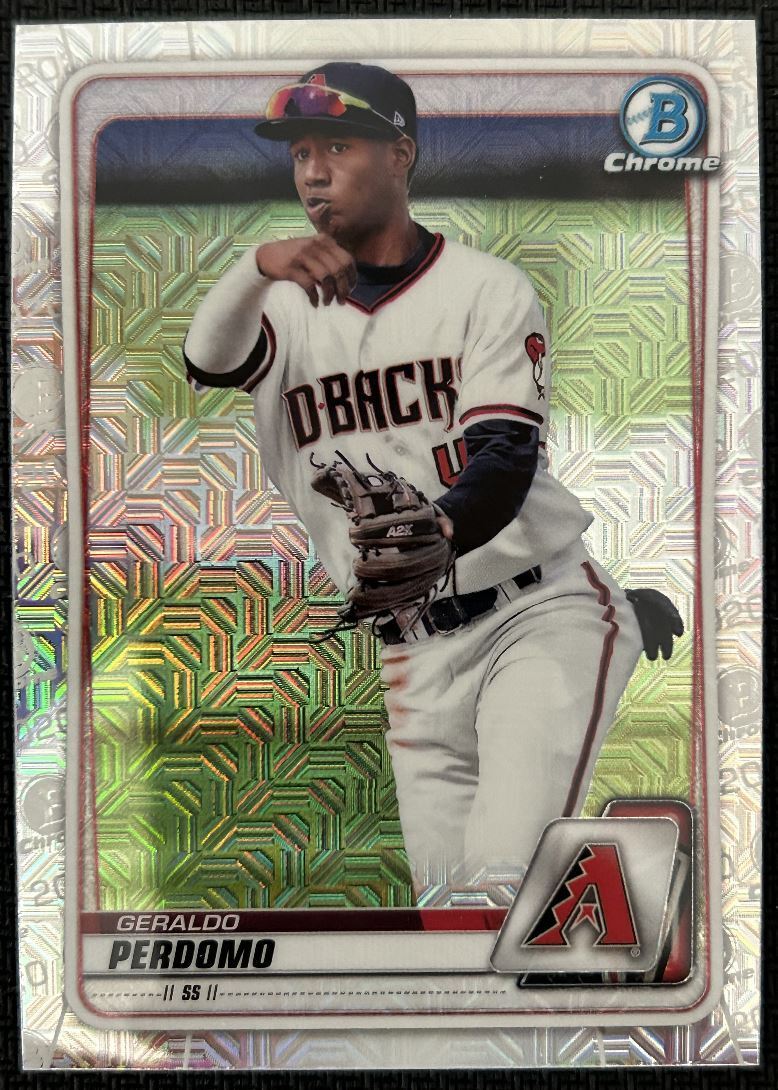 2020 Bowman Chrome Prospects Geraldo Perdomo Arizona Diamondbacks #BCP-202