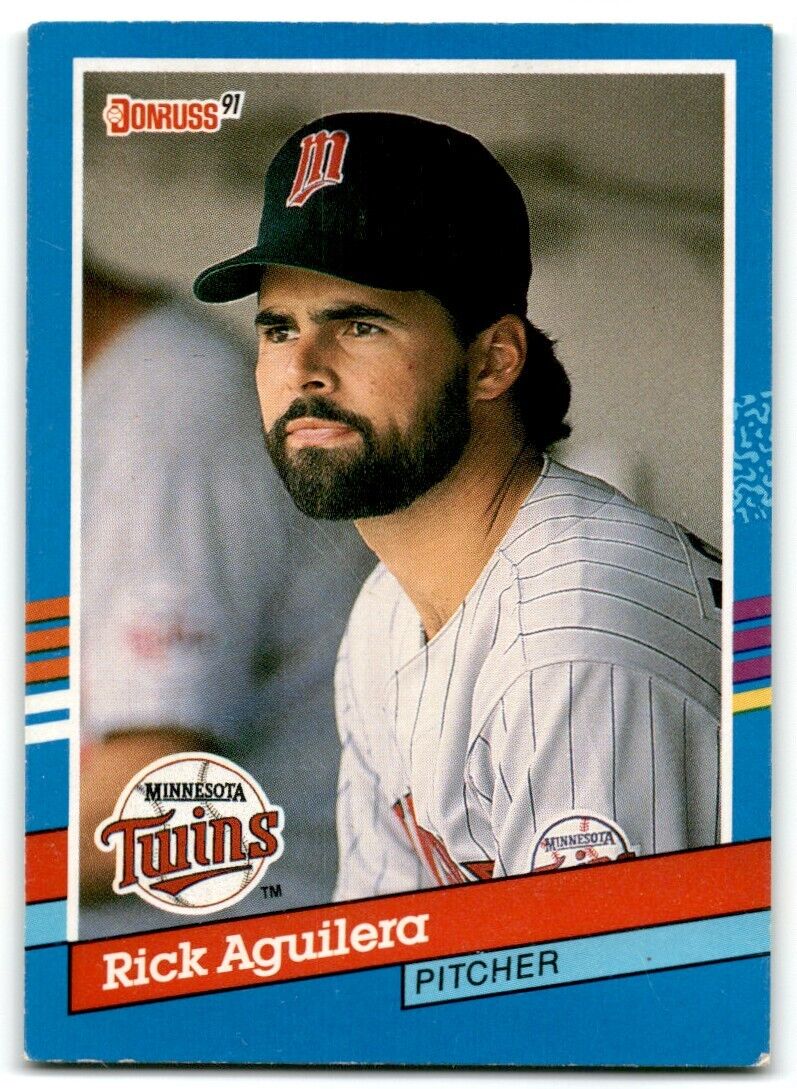 1991 Donruss Rick Aguilera Minnesota Twins #172