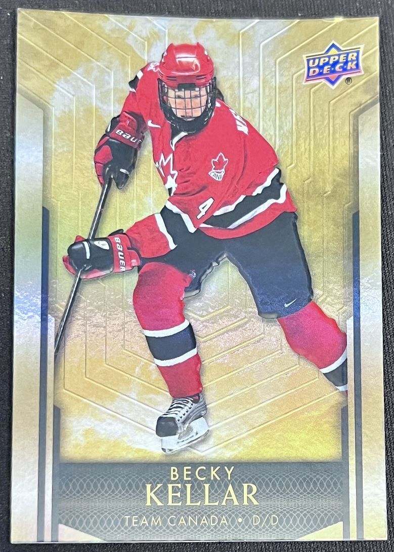 2023-24 Upper Deck Tim Hortons Legends Tim Horton Becky Kellar Team Canada #81