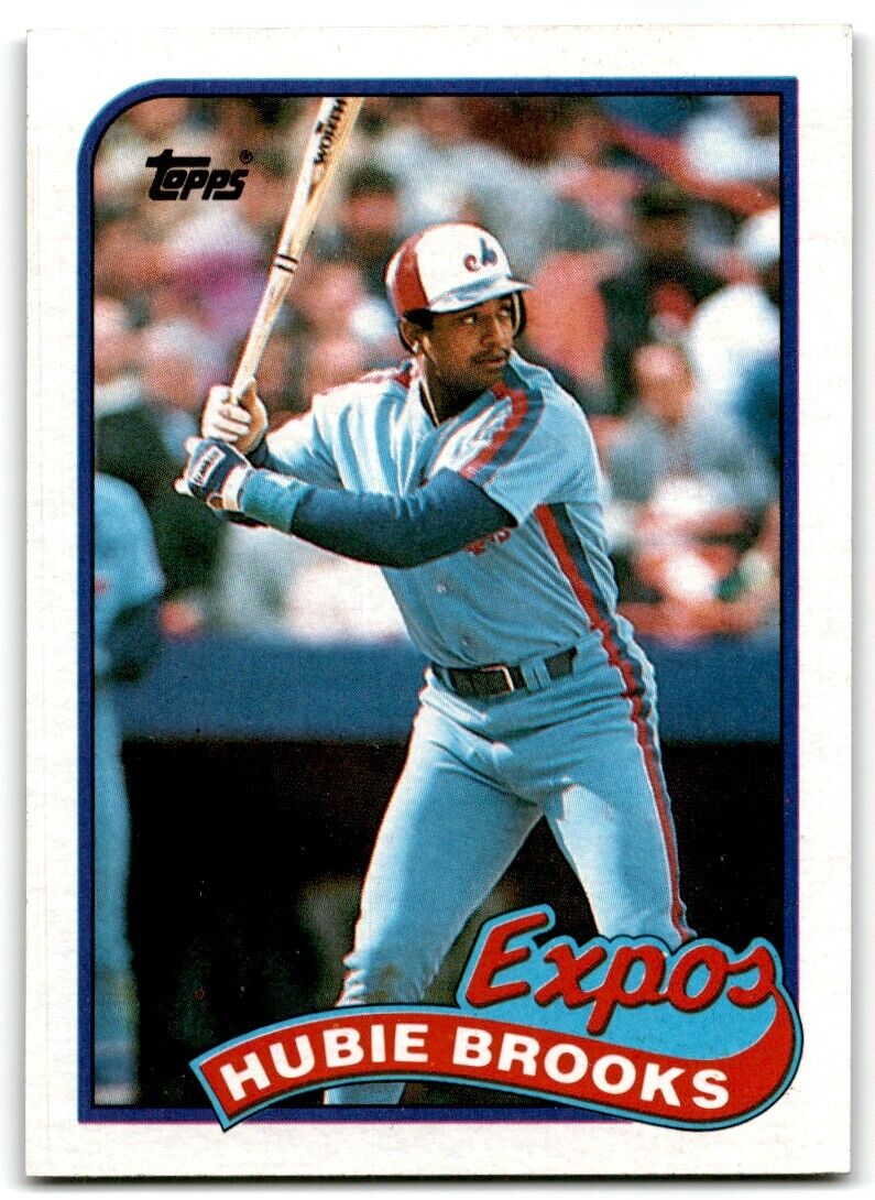 1989 Topps Hubie Brooks Montreal Expos #485