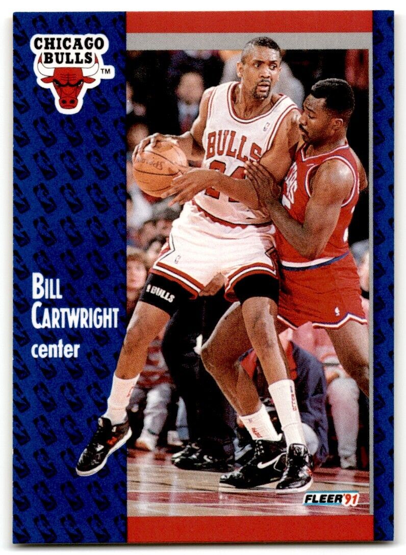 1991-92 Fleer Bill Cartwright Chicago Bulls #26