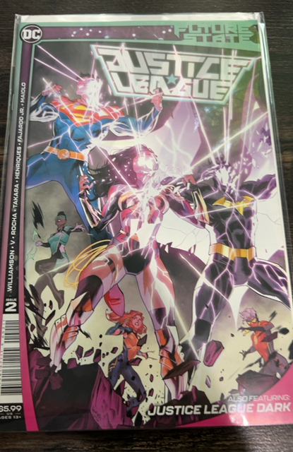 2021 DC Comics Future State Justice League 2 Dan Mora Cover A Variant