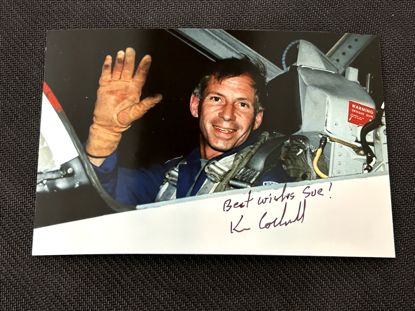 NASA Astronaut KEN COCKRELL Authentic Hand Signed Autograph 5X7