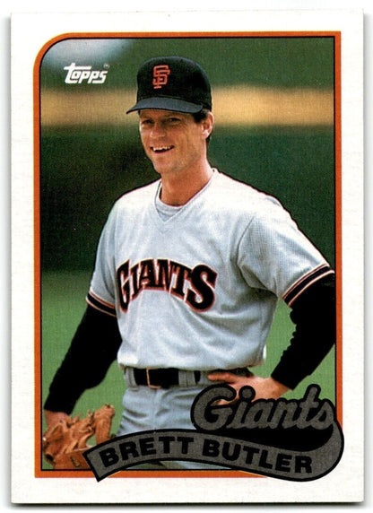 1989 Topps Brett Butler San Francisco Giants #241