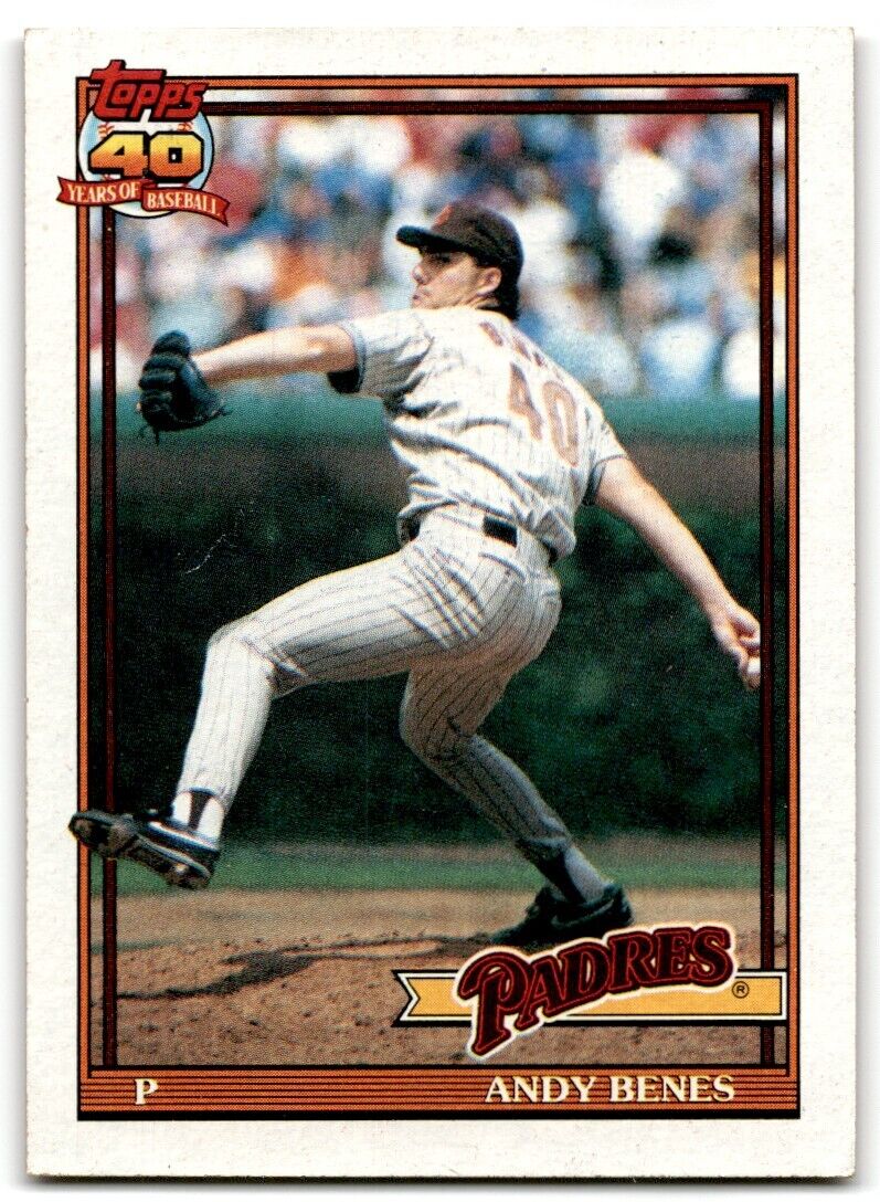 1991 Topps Andy Benes San Diego Padres #307