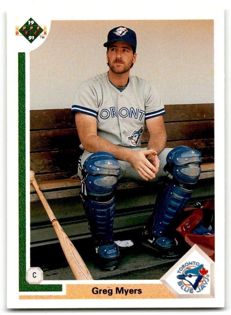 1991 Upper Deck Greg Myers Toronto Blue Jays #259