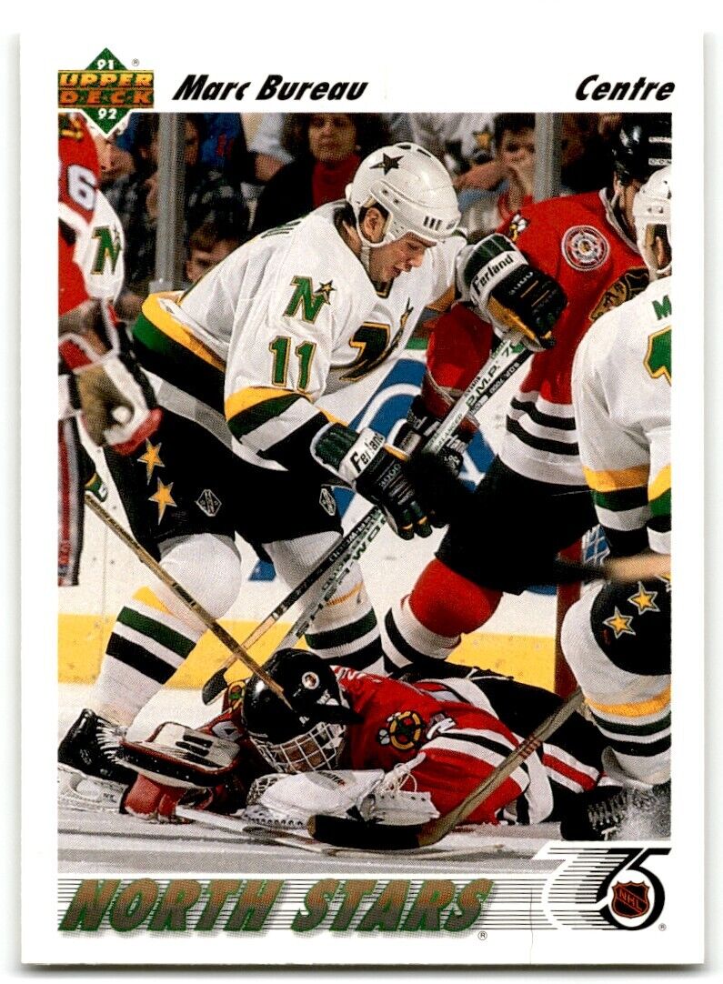 1991-92 Upper Deck Marc Bureau Minnesota North Stars #274