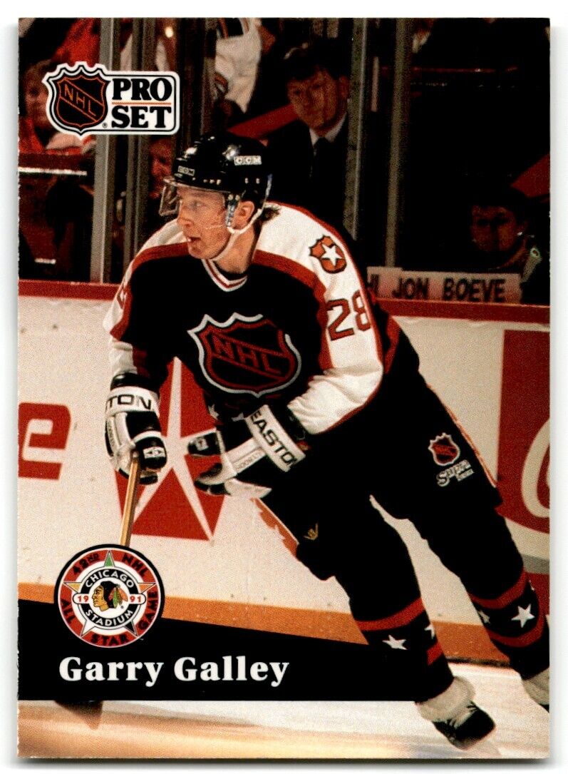 1991-92 Pro Set French Garry Galley Boston Bruins #298