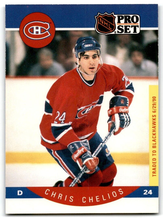 1990-91 Pro Set Chris Chelios Montreal Canadiens #147