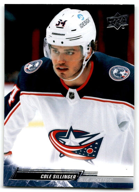 2022-23 Upper Deck Cole Sillinger Columbus Blue Jackets #55