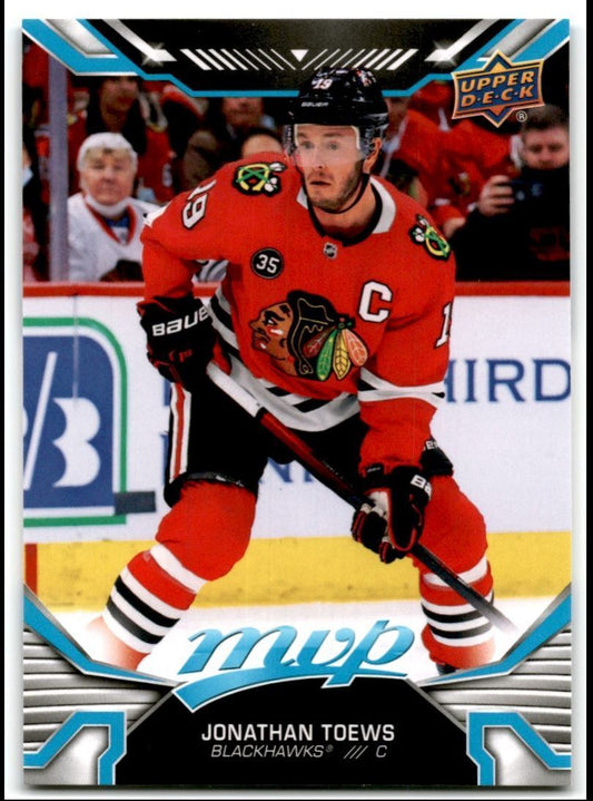 2022-23 Upper Deck MVP Jonathan Toews Chicago Blackhawks #6