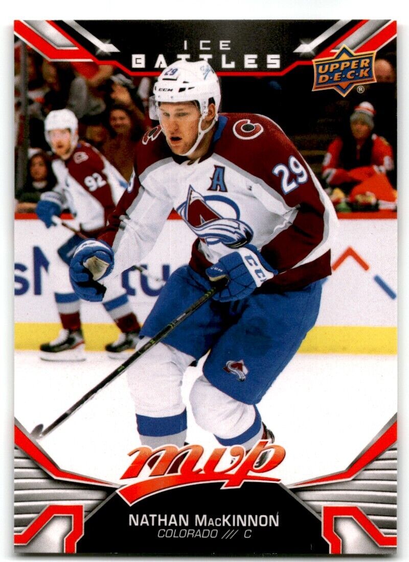 2022-23 Upper Deck MVP Ice Battles Nathan MacKinnon Colorado Avalanche #216