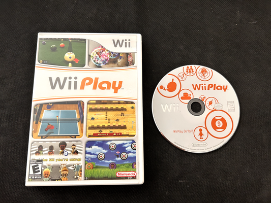 Wii Play Game Nintendo Wii Complete with Manual Tested