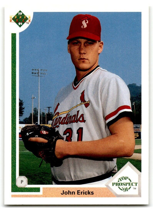 1991 Upper Deck John Ericks St. Louis Cardinals #57