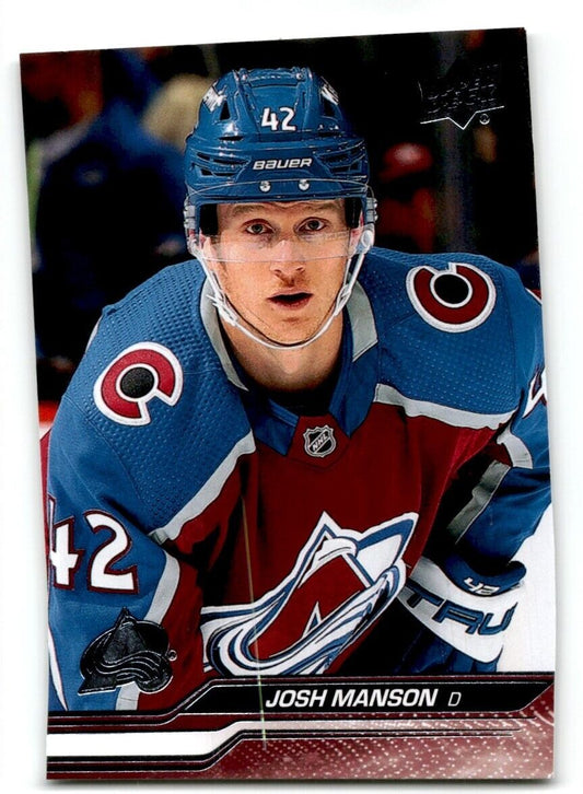 2023-24 Upper Deck Josh Manson Colorado Avalanche #298