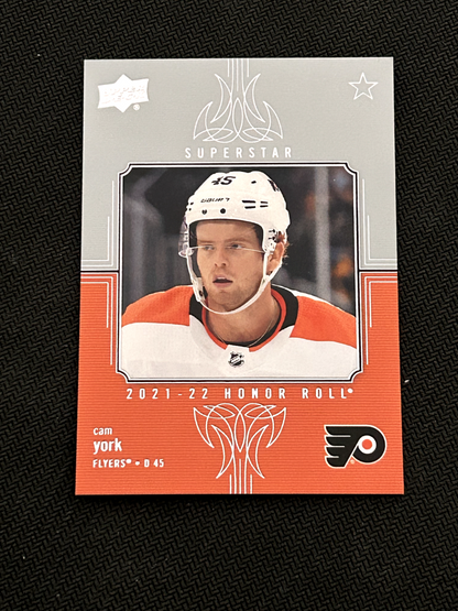 2021-22 Upper Deck Honor Roll #HR78 Cam York Philadelphia Flyers NHL Card