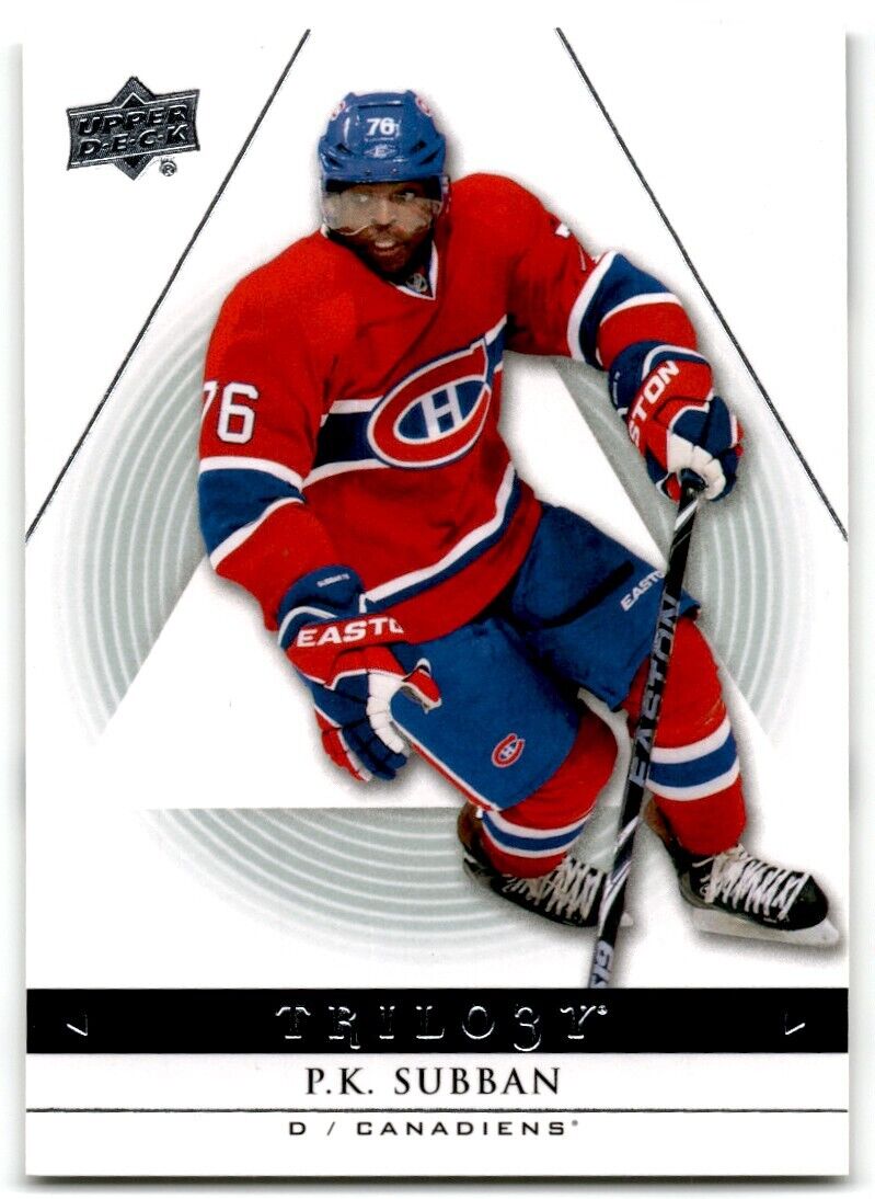 2013-14 Upper Deck Trilogy P.K. Subban Montreal Canadiens #55