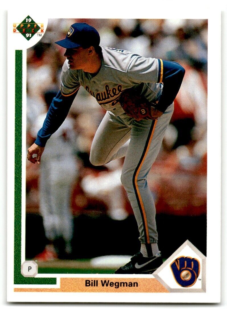 1991 Upper Deck Bill Wegman Milwaukee Brewers #292