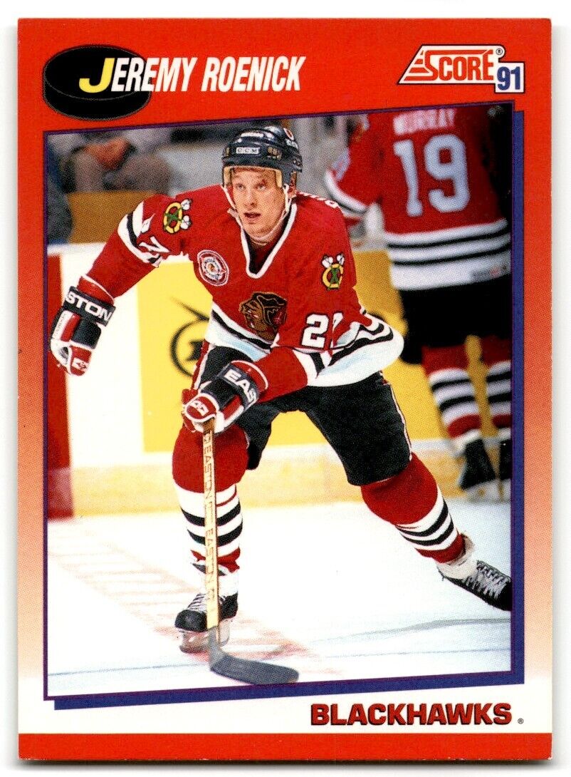 1991-92 Score American Jeremy Roenick Chicago Blackhawks #220