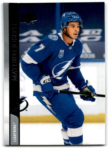 2020-21 Upper Deck Mathieu Joseph Tampa Bay Lightning #625