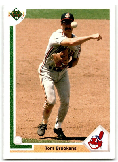 1991 Upper Deck Tom Brookens Cleveland Indians #102