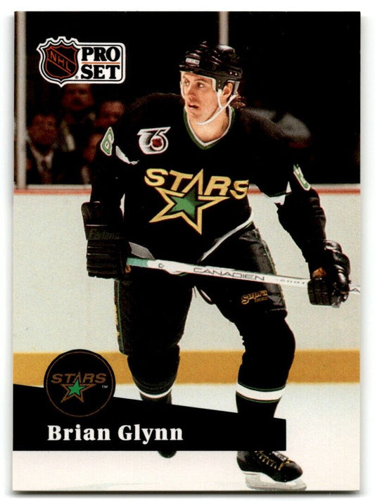 1991-92 Pro Set Brian Glynn Rookie Minnesota North Stars #406