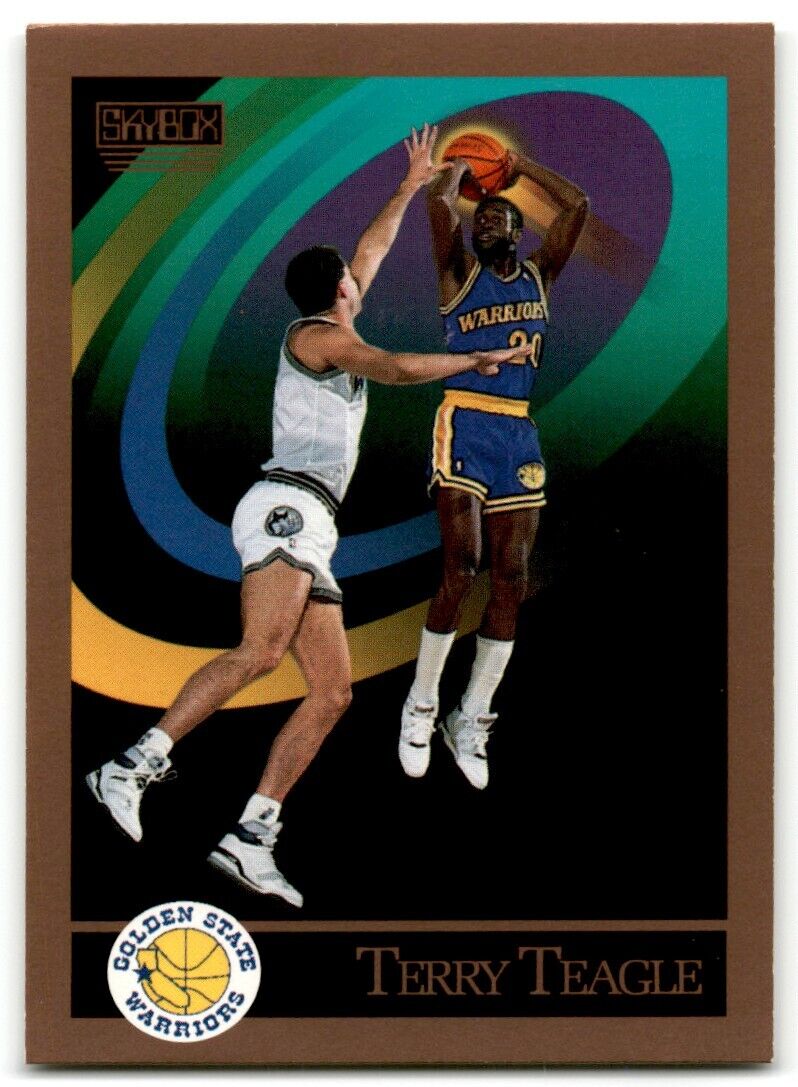 1990-91 SkyBox Terry Teagle Golden State Warriors #102