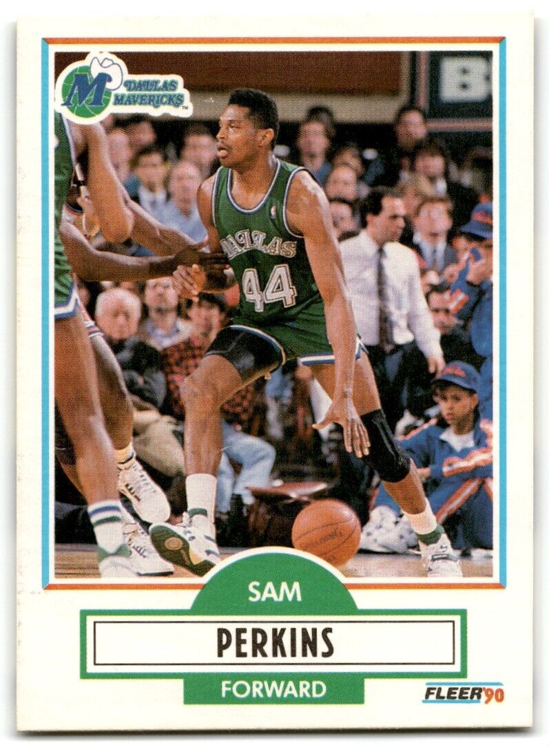 1990-91 Fleer Sam Perkins Dallas Mavericks #43