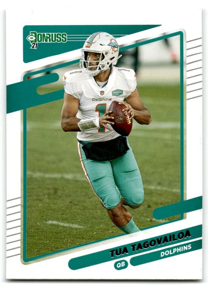 2021 Donruss Tua Tagovailoa Miami Dolphins #61