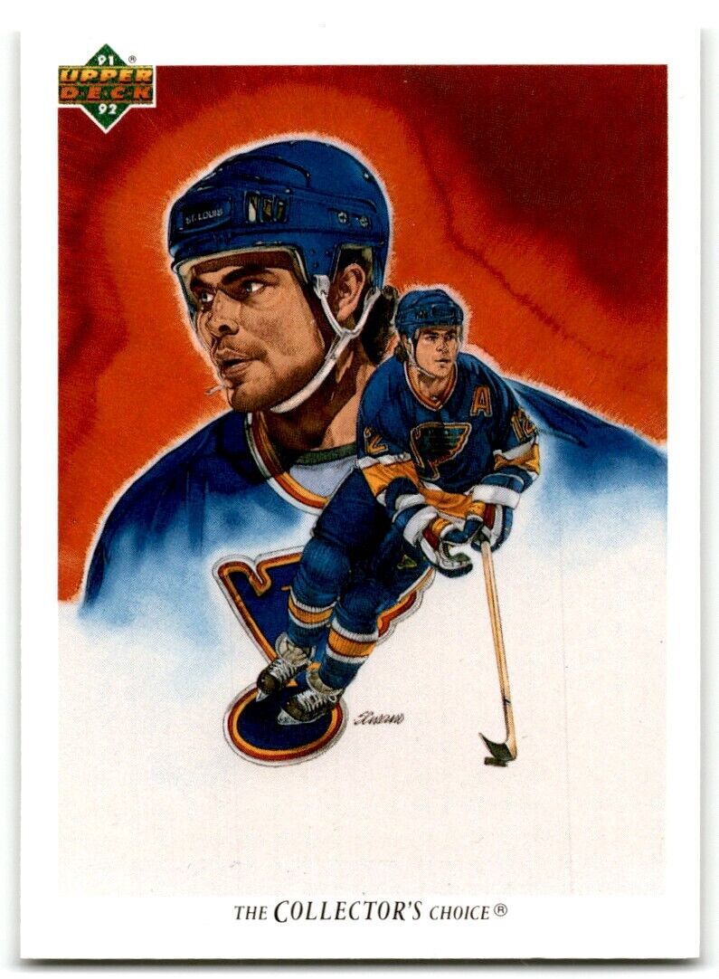 1991-92 Upper Deck Collector's choice Adam Oates St. Louis Blues #94