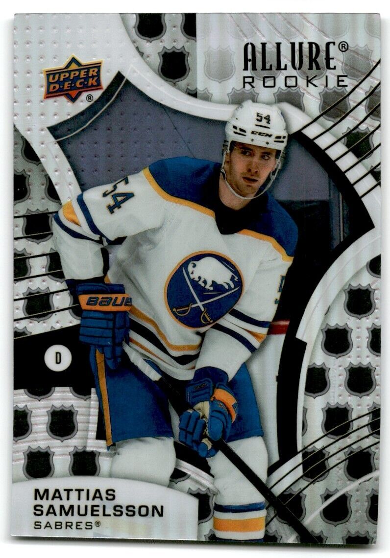 2021-22 Upper Deck Allure Mattias Samuelsson Rookie Buffalo Sabres #134